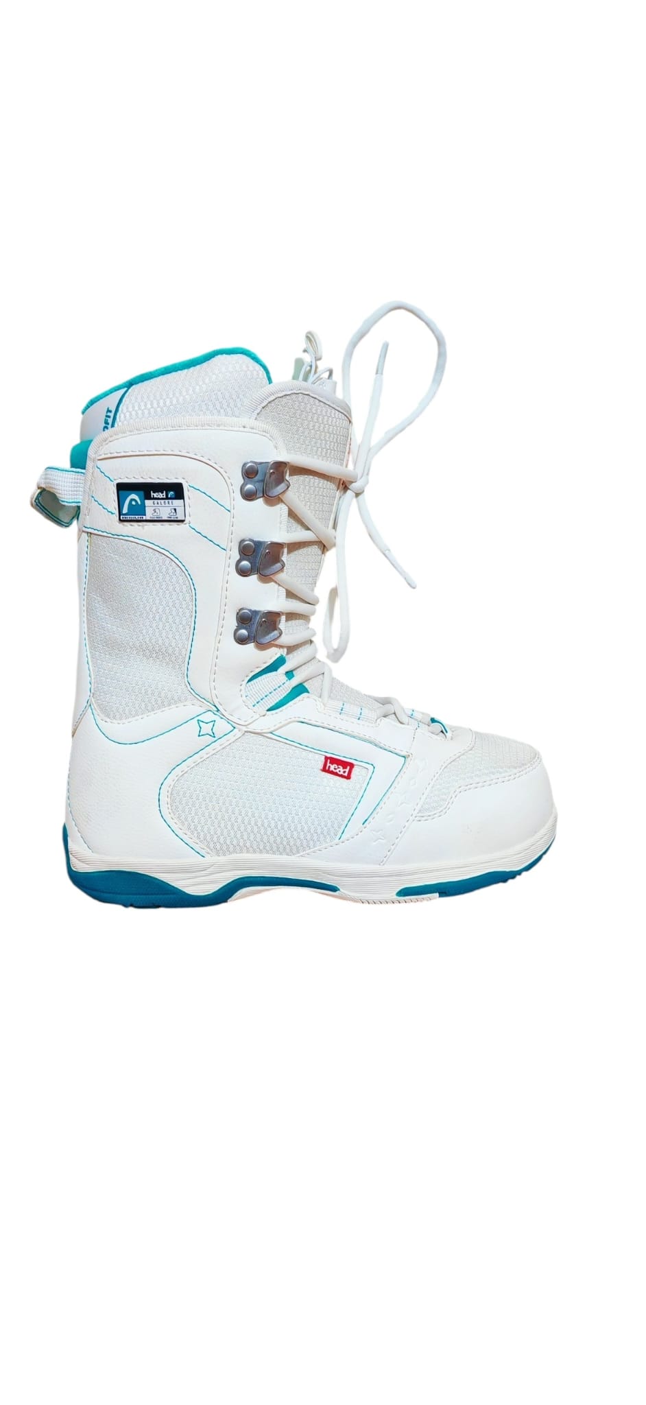 Boots Snowboard eu 38 Damă Head Calore - Alb/Turcoaz
